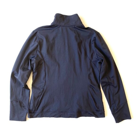 Tommy Bahama 18 Golf Womens Jacket Size L Navy Zip Up Nylon Spandex Performance - Picture 6 of 10